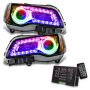 Oracle Lighting 7731-333 SMD Pre-Assembled Headlights, Non-HID, Black Bezel, ColorSHIFT(tm) 2.0 DRL