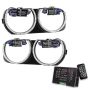 Oracle Lighting 7739-333 Pre-Installed Halo Headlight Bezels, ColorSHIFT(tm) 2.0