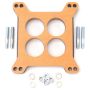 EDELBROCK EDE8723 Carburetor Spacer - 1/2 Thick - Wood
