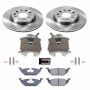 PowerStop KCOE6041 OE Stock Replacement Low-Dust Ceramic Brake Pad, Rotor and Caliper Kit