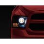 Raxiom 09-18 RAM 1500 Super White LED Halo Projector Headlights- Black Housing (Clear Lens)