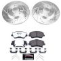 PowerStop K7893-36 Z36 Truck and SUV Carbon-Fiber Ceramic Brake Pad and Drilled & Slotted Rotor Kit