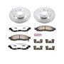 PowerStop K2442-36 Z36 Truck and SUV Carbon-Fiber Ceramic Brake Pad and Drilled & Slotted Rotor Kit