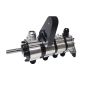 Moroso 22374 Tri Lobe Right Side Motor Plate Mount 4 Stage Fuel Pump Drive 1.200 Dry Sump Pump