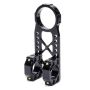 TRIPLE X RACE COMPONENTS TXRSC-ST-0020-BLK Clamp On Top Steering Mount Adjustable Black