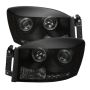 SPYDER 5078391 Projector Headlights - LED Halo - Black Smoke