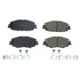 PowerStop 17-2176 PowerStop - Z17 Low-Dust Ceramic Brake Pads with Hardware