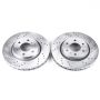 PowerStop AR8661XPR PowerStop Evolution Performance Drilled, Slotted & Plated Brake Rotor Pair