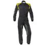 OMP RACING, INC. OMPIA0-1864-A01-178-52 TECNICA HYBRID OVERALL F IA 8856-2018 BLACK / FLU