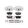 PowerStop KOE2310 OE Stock Replacement Low-Dust Ceramic Brake Pad and Rotor Kit
