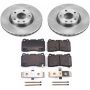 PowerStop KOE6528 OE Stock Replacement Low-Dust Ceramic Brake Pad and Rotor Kit