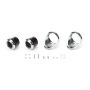 VINTAGE AIR VIN492056 55-57 Chevy Louver Proline Chrome Pair