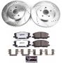 PowerStop K196-36 Z36 Truck and SUV Carbon-Fiber Ceramic Brake Pad and Drilled & Slotted Rotor Kit