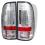 SPYDER 5003478 LED Tail Lights - Chrome