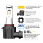 Oracle Lighting V5243-001 H1 VSeries LED Headlight Bulb Conversion Kit, 6000K