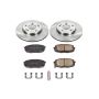 PowerStop KOE6946 OE Stock Replacement Low-Dust Ceramic Brake Pad and Rotor Kit