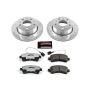 PowerStop K7313-36 Z36 Truck and SUV Carbon-Fiber Ceramic Brake Pad and Drilled & Slotted Rotor Kit