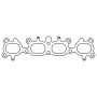 Cometic Mazda FSDE 16V 91-03 Exhaust .030 inch MLS Head Gasket 2.045 inch X 1.375 inch Port