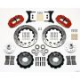 Wilwood 140-12299-DR Narrow Superlite 6R Front Hub Kit 14.00in Drill Red 79-87 GM G Body