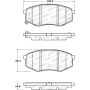 Stoptech 308.14470 Street Brake Pads - Front