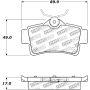 Stoptech 95-00 Lexus LS400 Street Select Front Brake Pads