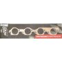 SCE GASKETS 4213 PRO COPPR EMBSSD EXH. FOR CHEV BBC 2.250 ROUND PORT HEADERS