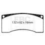 EBC Brakes DP3016C Redstuff Ceramic Low Dust Brake Pads