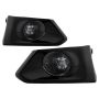 SPYDER 5087065 Full LED Fog Lights w/Universal Switch - Clear