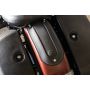 Mustang Motorcycle 78166 Mustang 18-21 Harley Softail Heritage, Deluxe Fender Bib Triple Stitch - Black