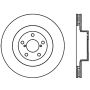 StopTech Power Slot 02-10 WRX CRYO Front Left Rotor *Special Order 3-6 weeks No Cancellations*