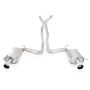 Stainless Works CTSVEHX 2004-07 Cadillac CTS-V 3in Exhaust X-Pipe Chambered Mufflers High-Flow Cats 4in Tips