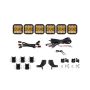 Diode Dynamics DD7236 Bronco SS5 6-Pod CrossLink Grille Lightbar Kit Sport - Yellow Combo