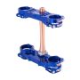 XTrig 501330801401 2024 Yamaha YZ250F/ 23+ YZ450F ROCS Tech Triple Clamp 22 mm. Offset M12 - Blue