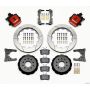Wilwood 140-10159-R Combination Parking Brake Rear Kit 12.88in Red 2005-2014 Mustang