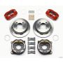 Wilwood 140-12589-R Dynapro Low-Profile 11.00in P-Brake Kit - Red Ford 7.5in Rear 2.80 Offset - 4-Lug