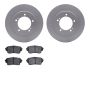 Dynamic Friction 4502-01020 Rotor Kit