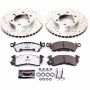 PowerStop K4537-26 Z26 Street Performance Ceramic Brake Pad and Drilled & Slotted Rotor Kit