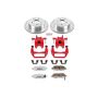 PowerStop KC2427-26 Z26 Street Performance Ceramic Brake Pad, Drilled Slotted Rotor, and Caliper Kit