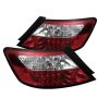 SPYDER 5004512 LED Tail Lights - Red Clear