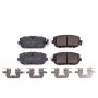 PowerStop 17-1180 PowerStop - Z17 Low-Dust Ceramic Brake Pads with Hardware
