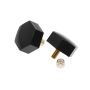 Prothane Universal Bump Stop 7/8 X 2 1/4in Dia. Hex - Black