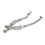 BBK Performance Parts 1666 1996-1998 MUSTANG GT 2.5 FULL X PIPE W/CONVERTERS