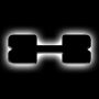 Oracle Lighting 3141-X-001 Universal Illuminated LED Letter Badges - Matte Black Surface Finish - X