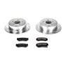 PowerStop K4694 Z23 Daily Driver Carbon-Fiber Ceramic Brake Pad and Drilled & Slotted Rotor Kit