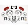 Wilwood 140-10742-R Dynapro 6 Front Hub Kit 12.19in Red 74-80 Pinto/Mustang II Disc Spindle only