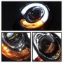 SPYDER 5080615 Projector Headlights - DRL - Black