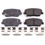 PowerStop 17-1387 PowerStop - Z17 Low-Dust Ceramic Brake Pads with Hardware