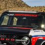 Ford Racing M-1820-BRR 2021-2025 Ford Performance Bronco Windshield Banner-White/Red