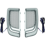 Kuryakyn 5063 Tracer Lower Fairing Grill Chrome
