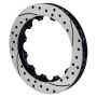 Wilwood 160-9763-BK Rotor-SV-SRP 72 Iron-LH-Drill-BLK 14.25 x 1.25 - 12 on 9.19in
